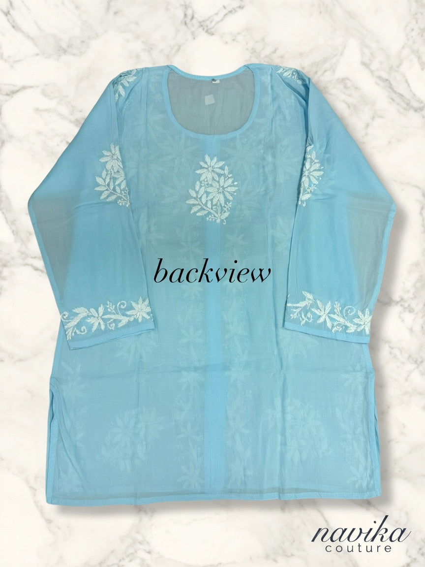 Chikankari Embroidered Modal Cotton Co-ord Set