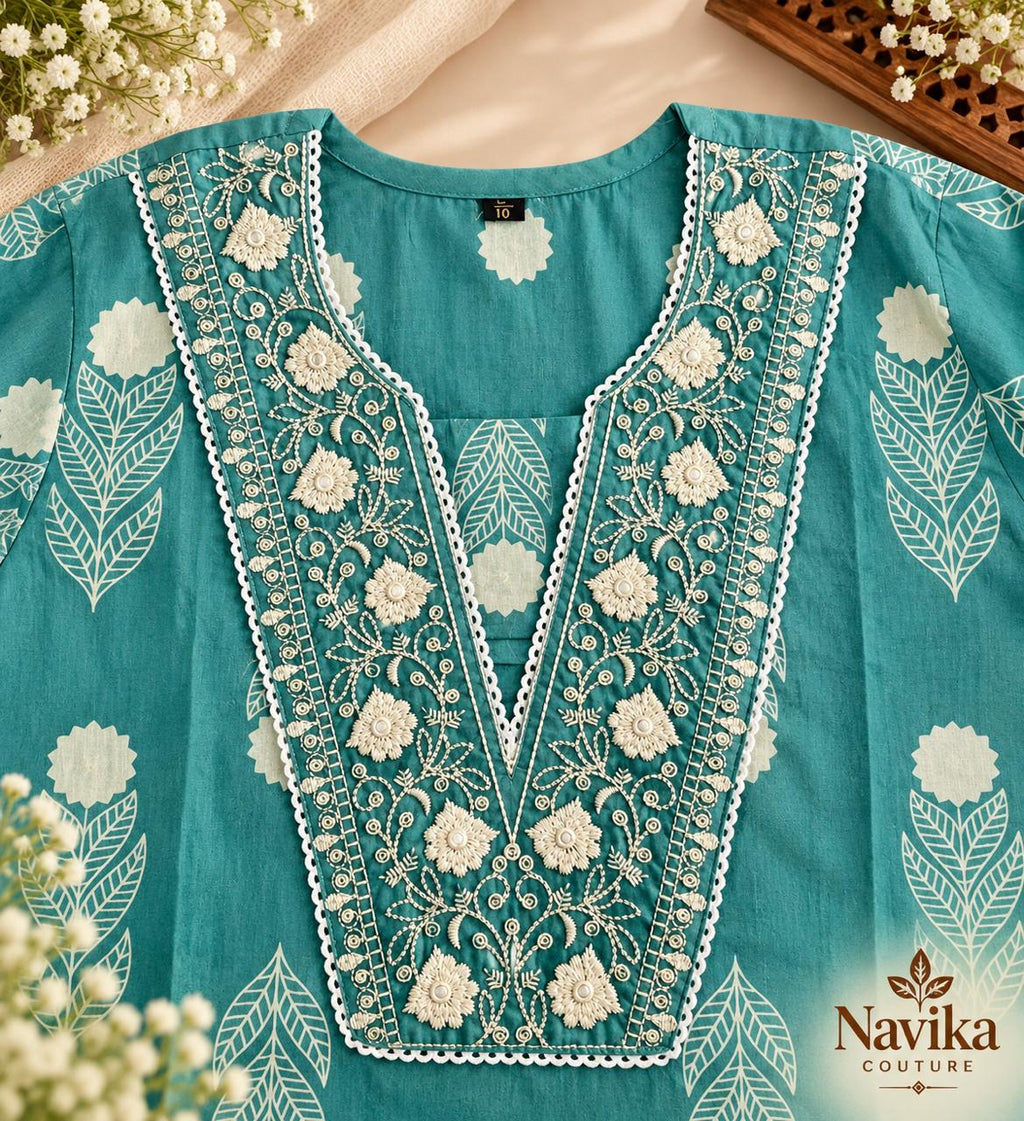 Teal Suit Set