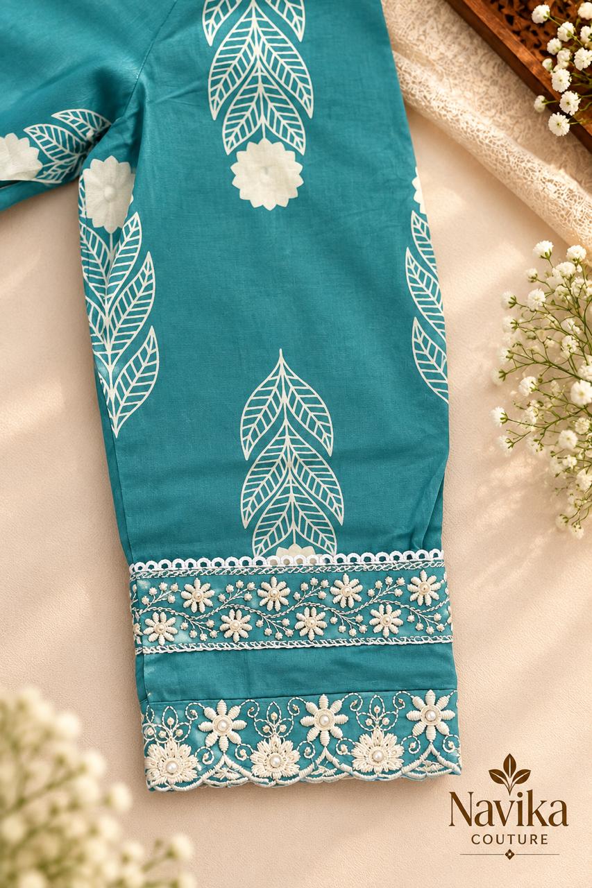 Teal Suit Set